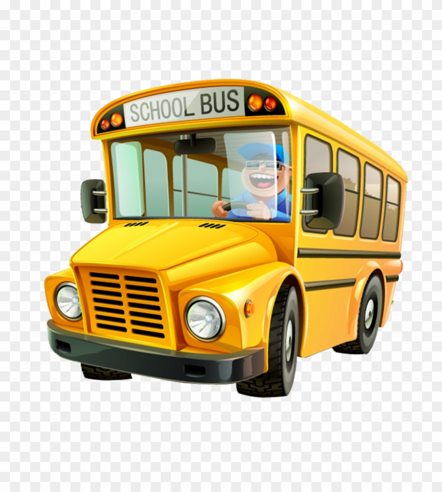 School Bus Images Clip Art - Png Download