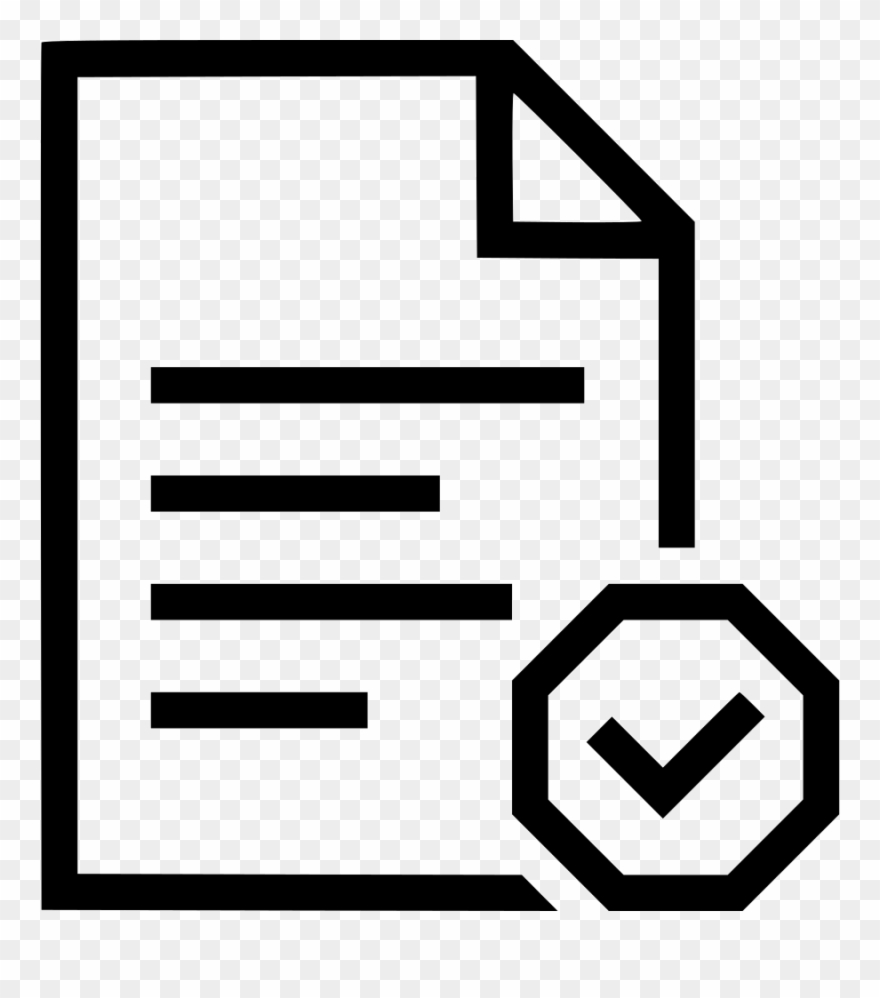 Text Page Paper Checkmark Complete Finished Done Checked Clipart