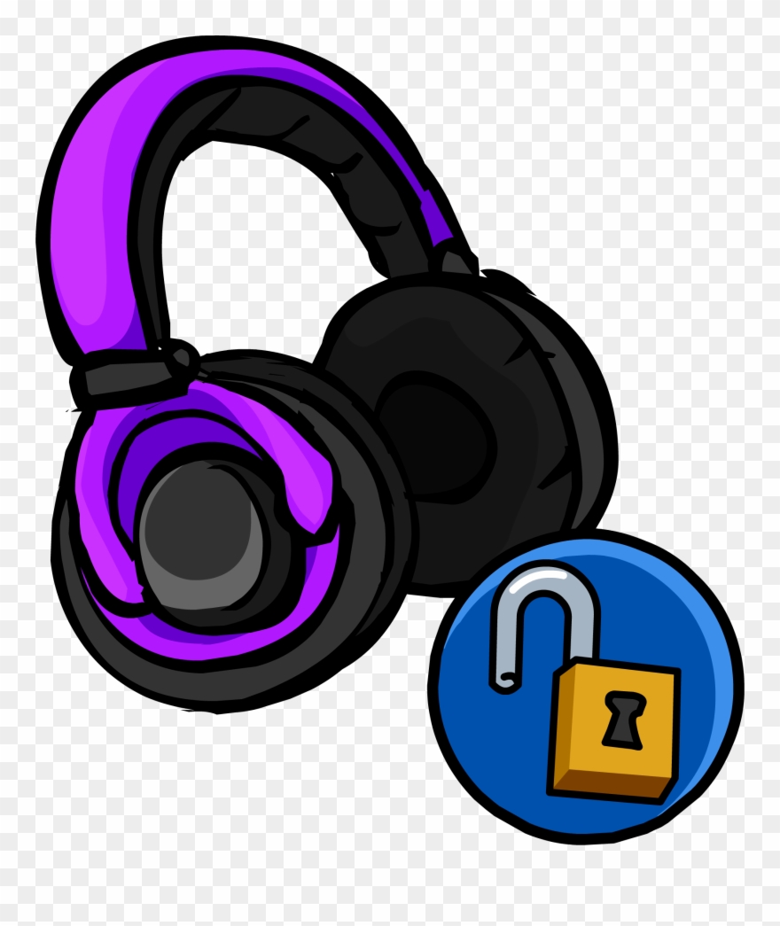 Headphone Clipart Purple Png Download (2721179) PinClipart