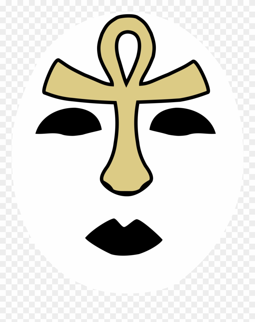 Kiss Ankh Warrior Face Clipart