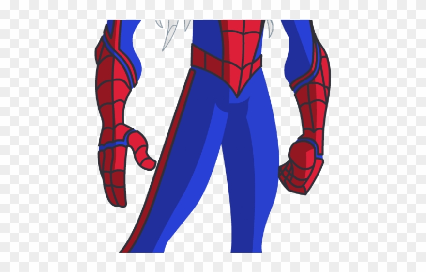 Spiderman Clipart Blue - Png Download