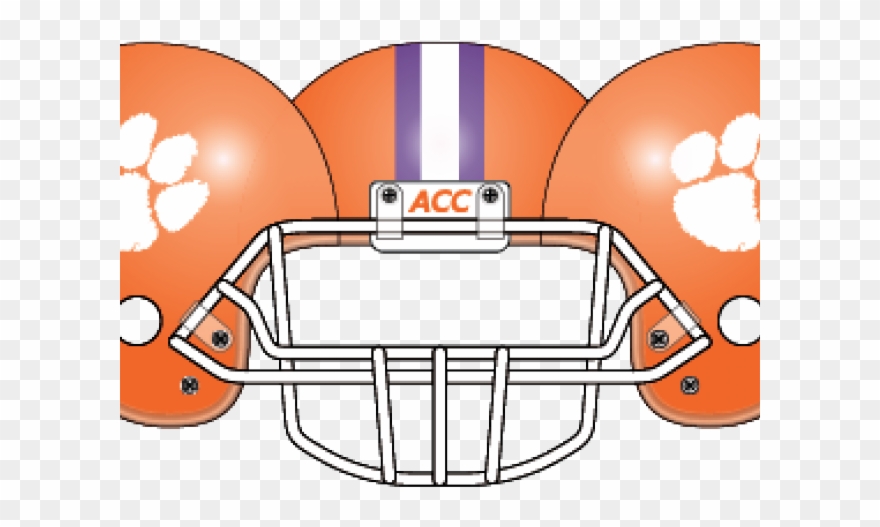 Helmet Clipart Clemson - Png Download