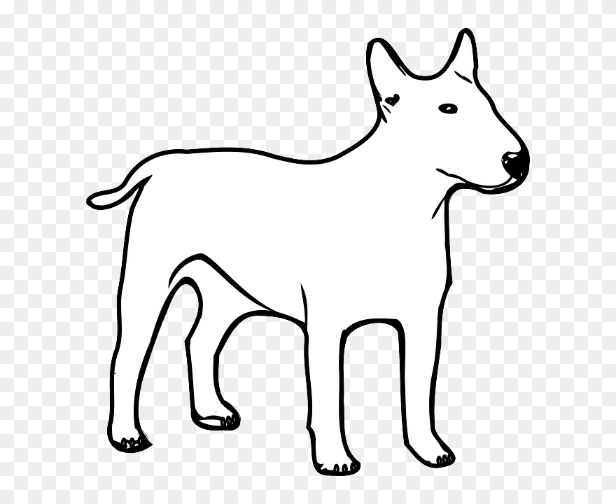 Dog Outline Clip Art At Clker Com Vector Clip Art Online - Png Download