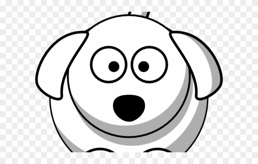 Dog Clipart Clipart Outline - Png Download