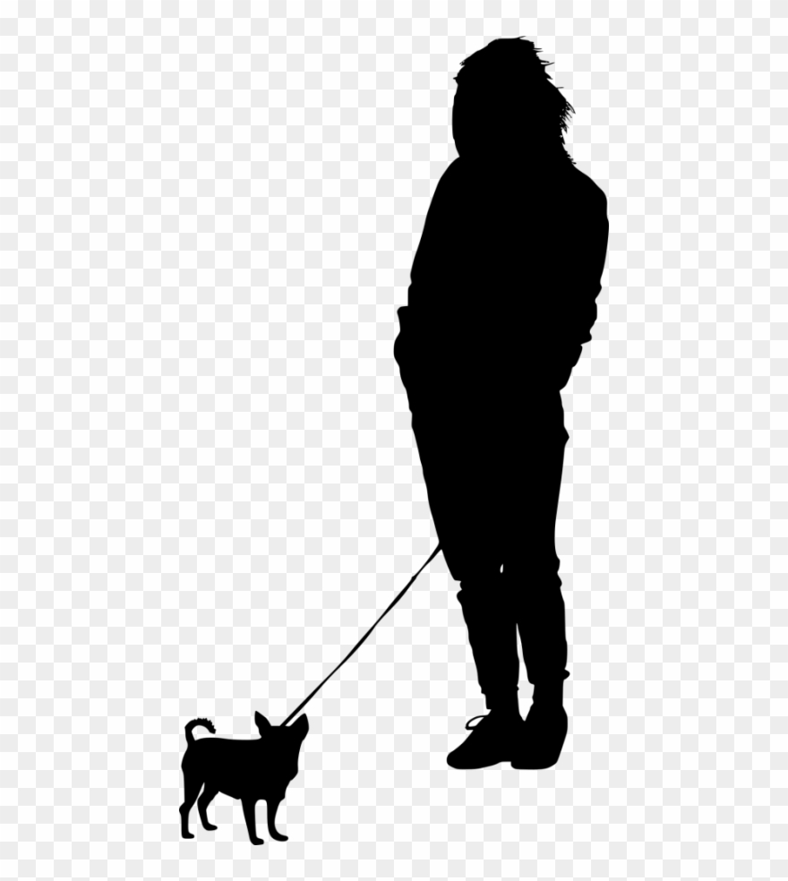 Free Png Dog Walking Silhouette Png Clipart