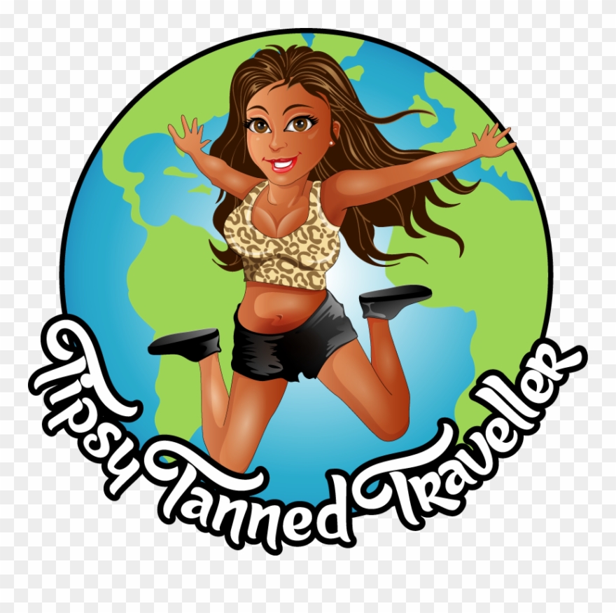 Tipsy Tanned Traveller Clipart