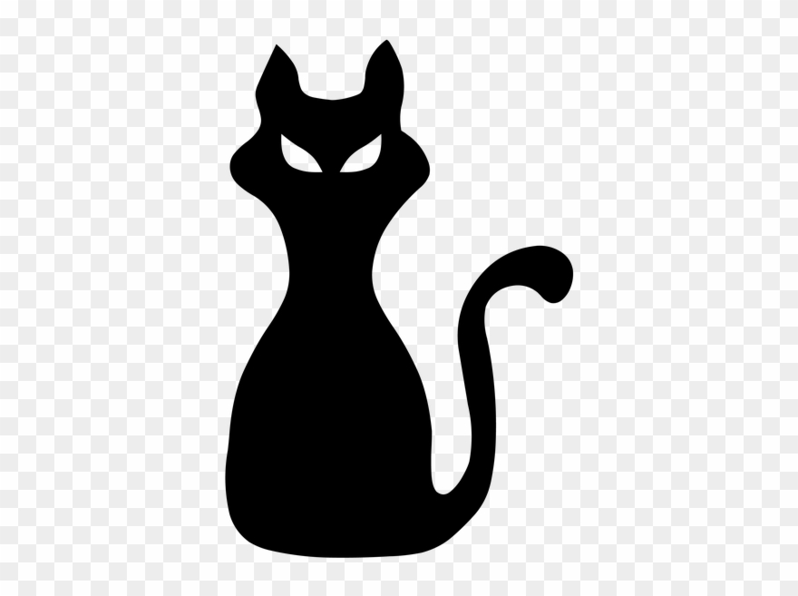 Schwarze Katze Halloween Kostenloses Bild Auf Pixabay Clipart
