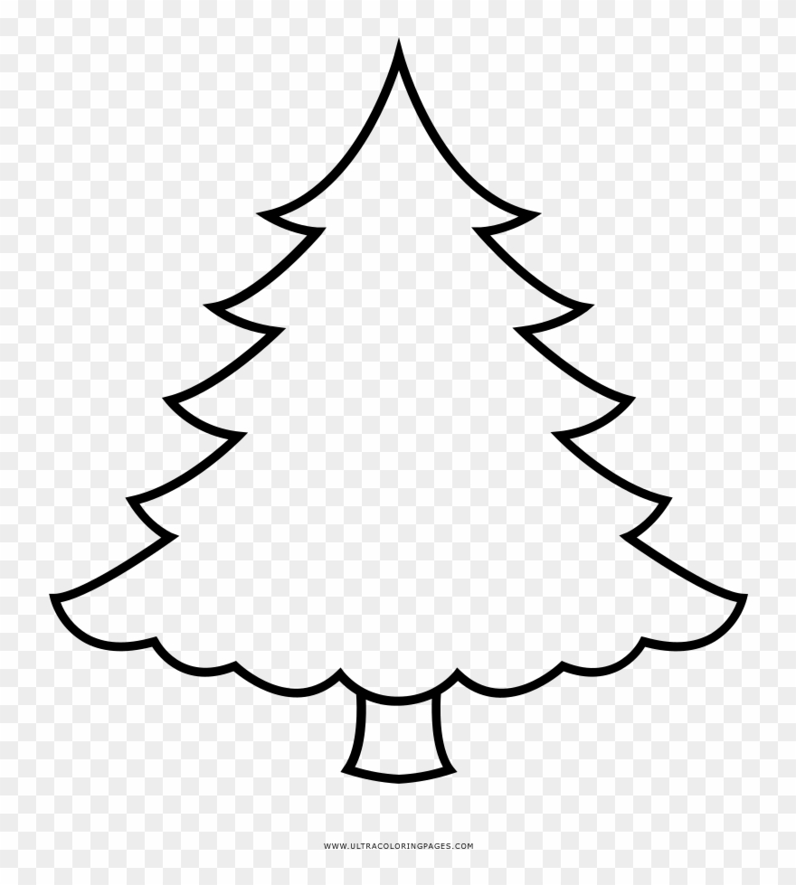 Weihnachtsbaum Ausmalbilder Clipart
