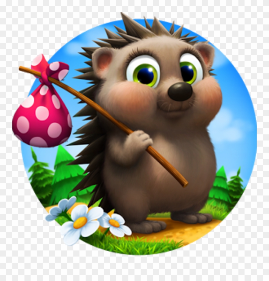 Der Igel Geht Nach Hause﻿ Clipart