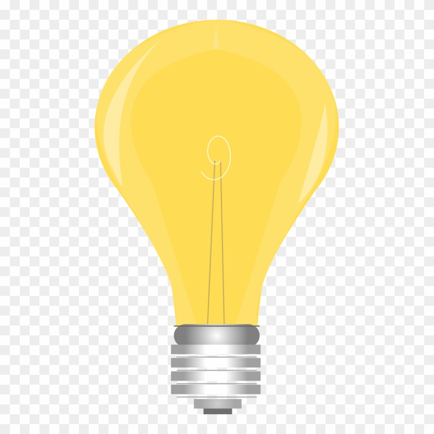 Lightbulb On Pic Source Clipart