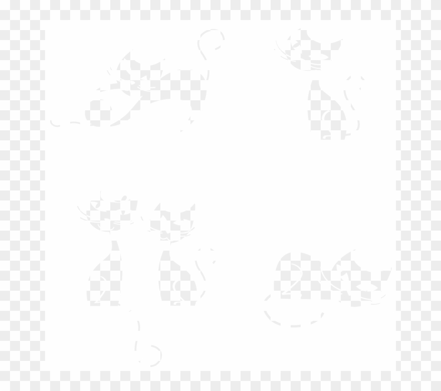 Katzen Set Wandtattoo Clipart