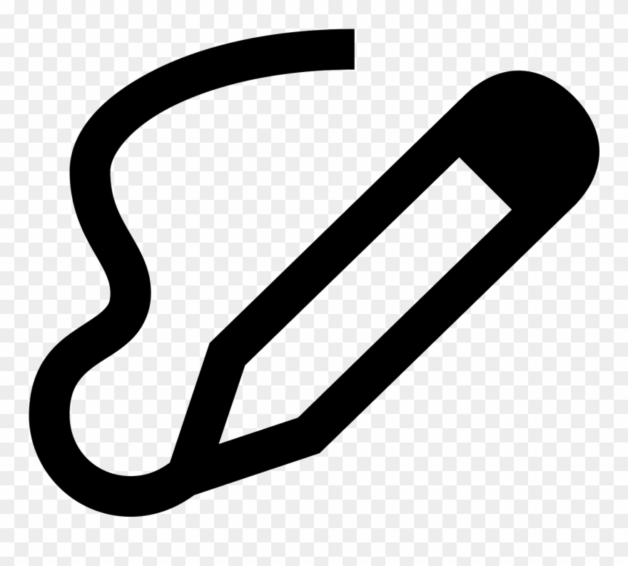 There Is A Squiggly Line Heading Downwards, And Where Clipart