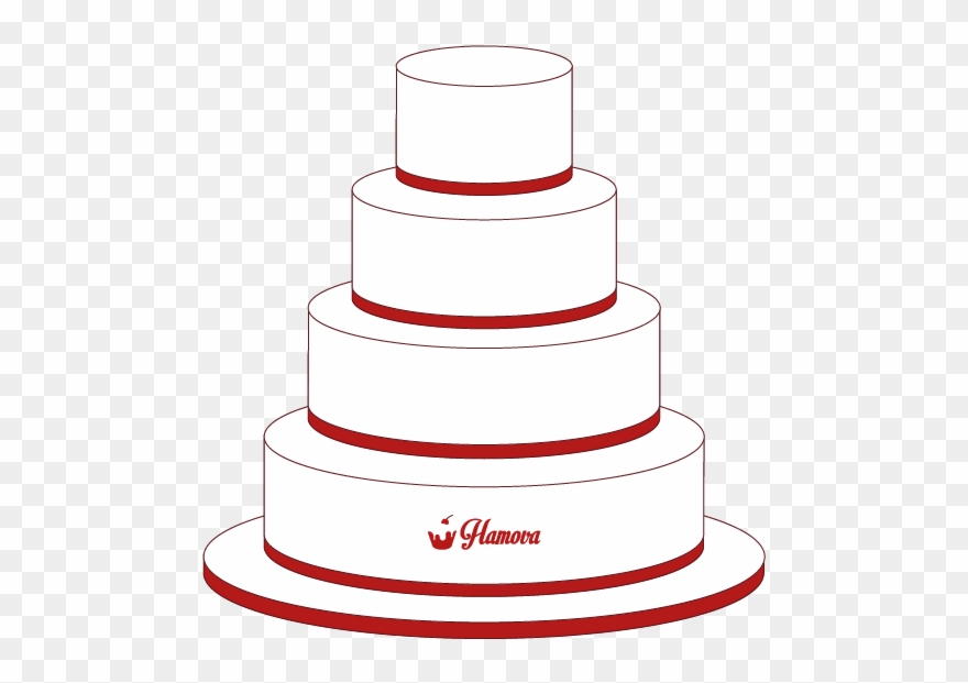 4-stöckige Hochzeitstorte Ab 108 Tortenstücken Clipart