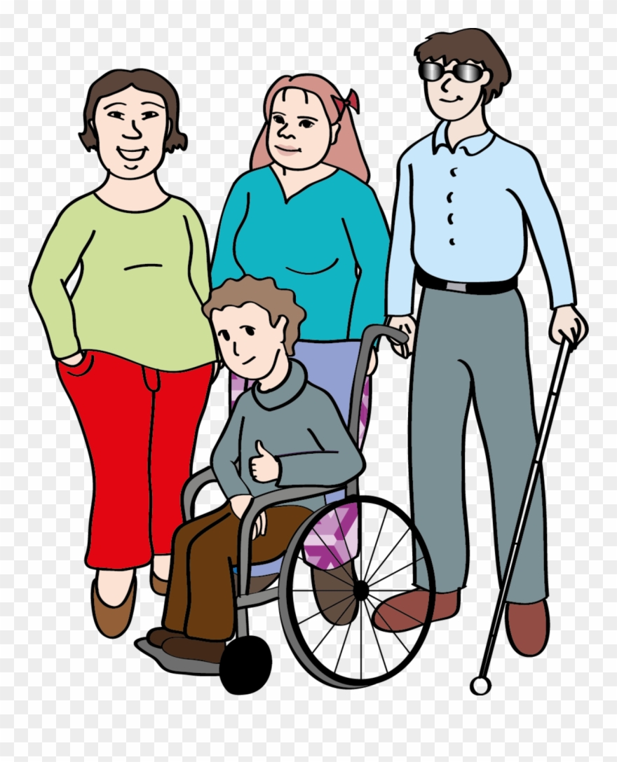 Eine Gruppe Von Verschiedenen Menschen Clipart