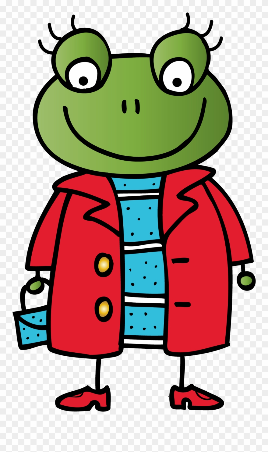 Frosch-karten Clipart