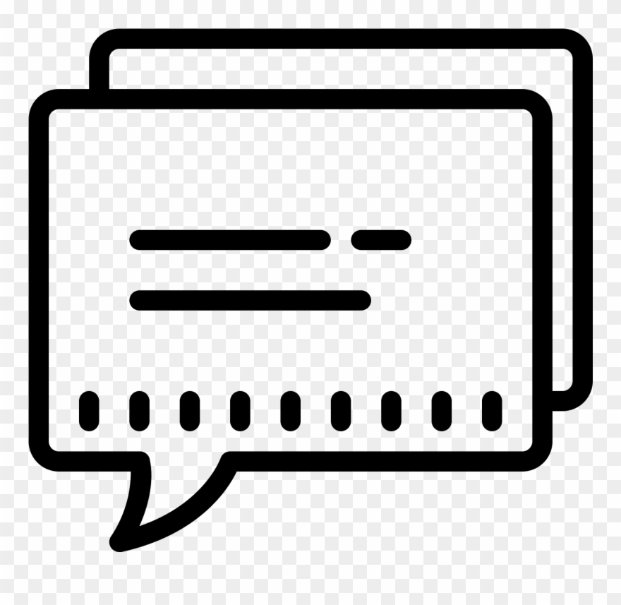 Chat Bubble Icon Clipart