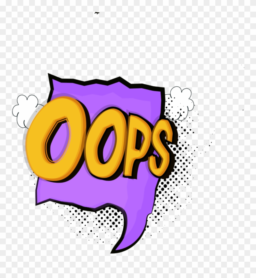 Oops Oops Oopssticker Speechbubble Speech Speechbubble Clipart