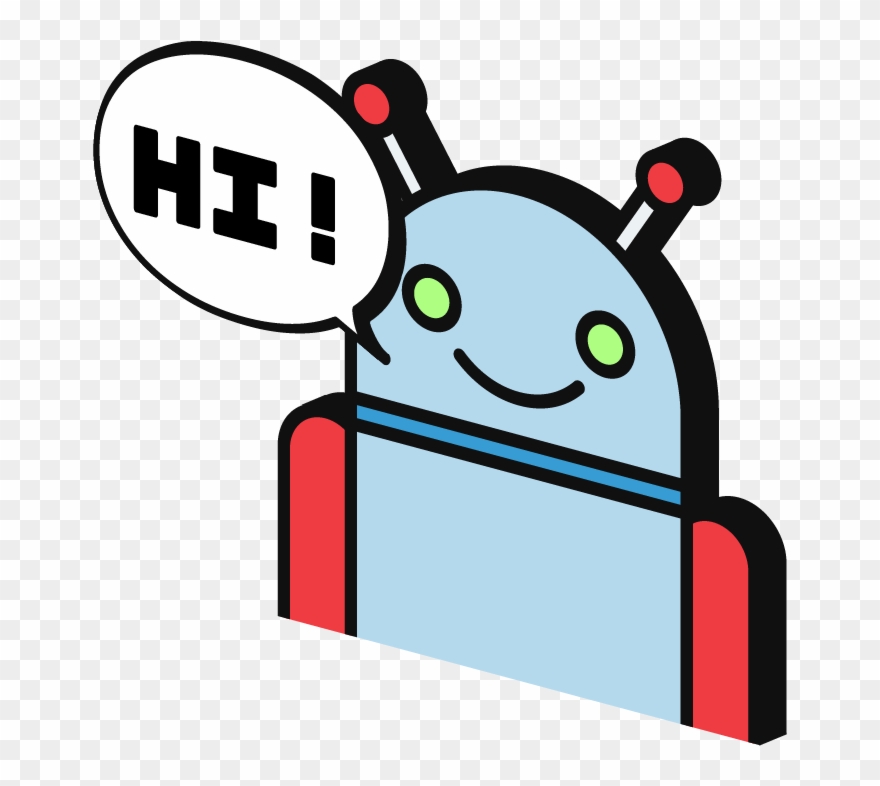 Robotergesicht Von Einem Chatbot Mit Sprechblase Clipart