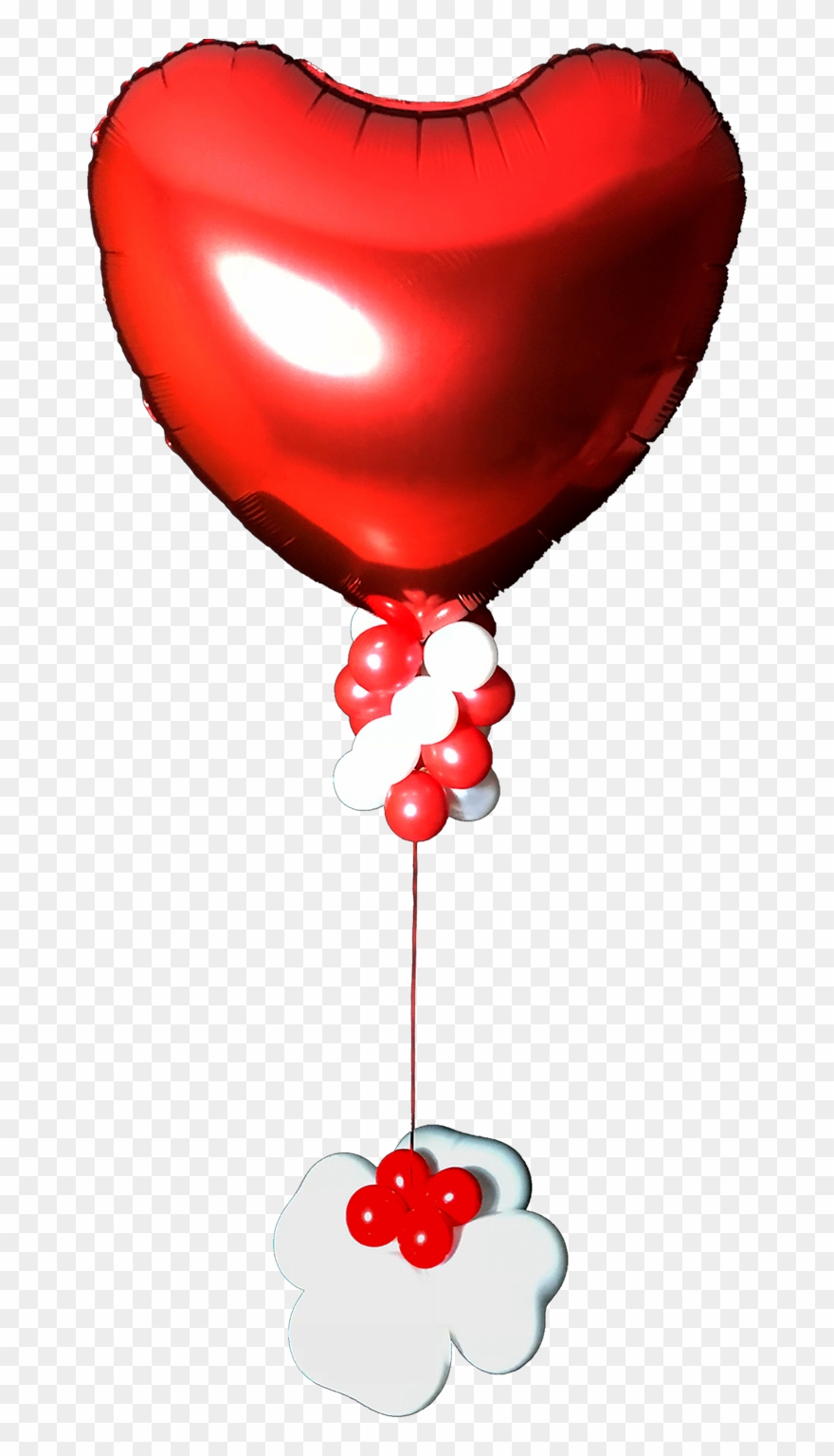 Ballon Deko Event Ballons Avec Herz Rot Png Et Event Clipart