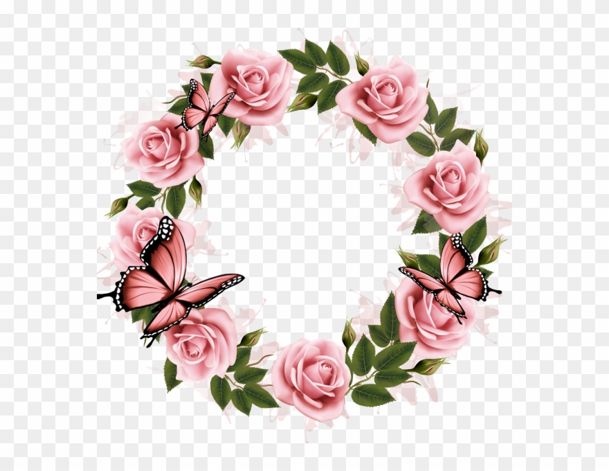 Цветочная Рамка, Рамка Для Фотошопа, Цветы Clipart