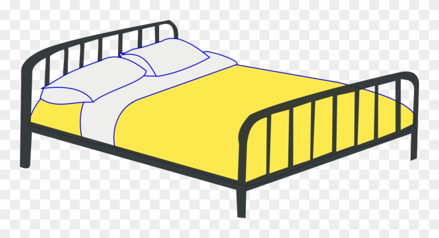 Bett Clipart Schwarz Weiß 5 Clipart Station - Png Download