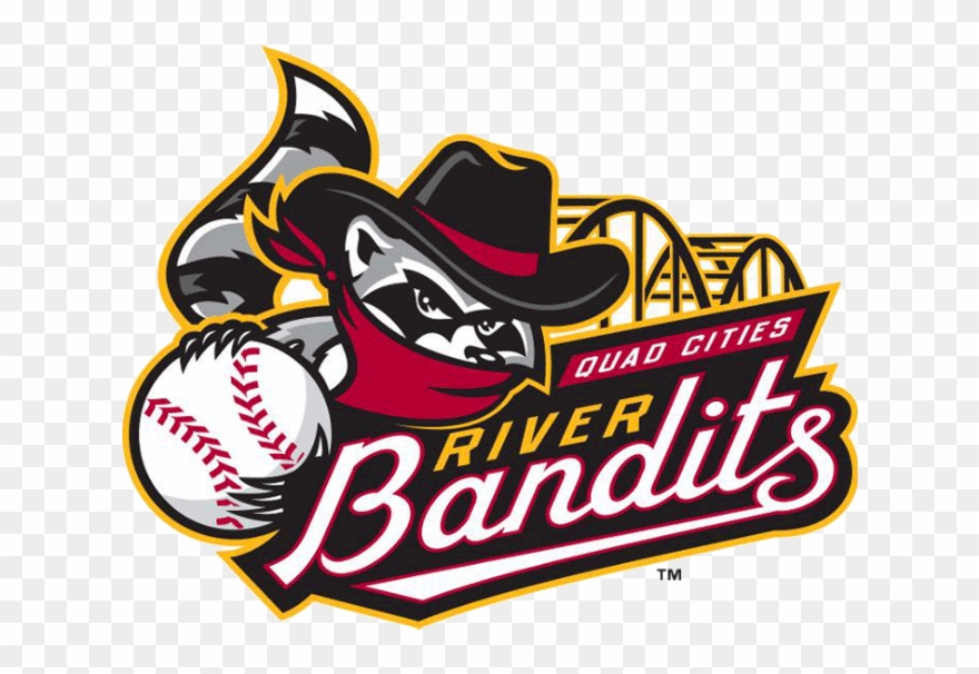 Quad Cities River Bandits Logo Midwest League Clipart