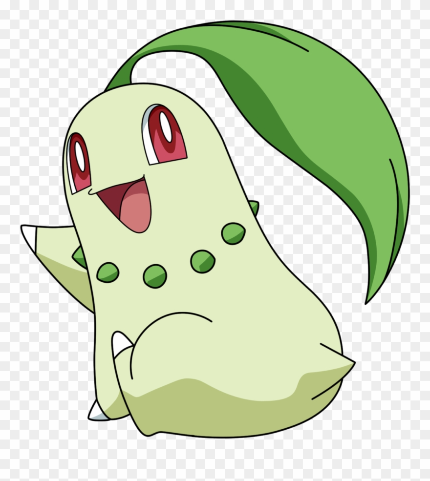 Pokémon Nac Week 6 Grass Chikorita By Rachos Nail Love Clipart