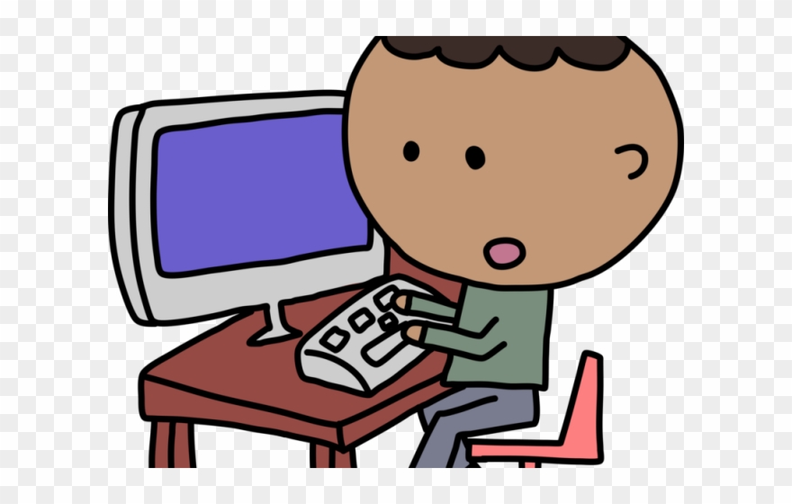 Laptop Clipart Child - Png Download