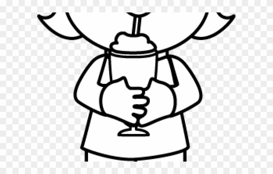 Milkshake Clipart Hand Drawn - Png Download