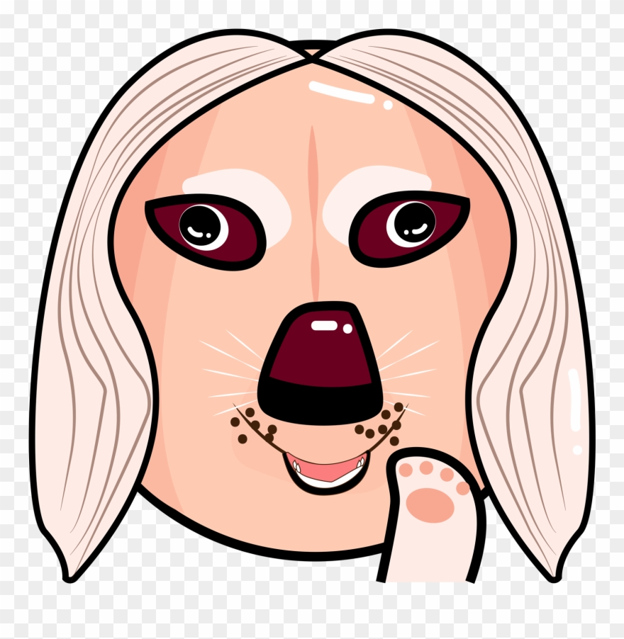 Original Vector Cartoon Dog Head Png And Image Clipart
