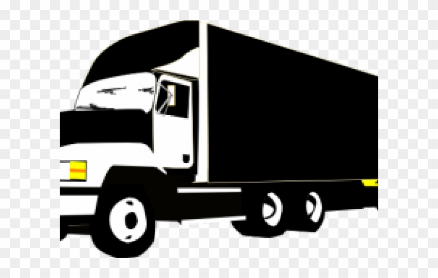 Vector Clipart Semi Truck - Png Download