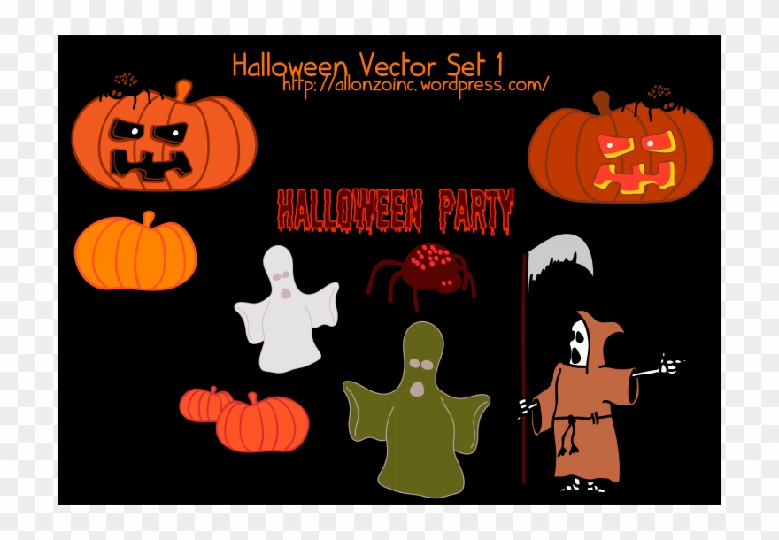 Free Vector Halloween Vector Set 1 Free Vector Halloween Clipart