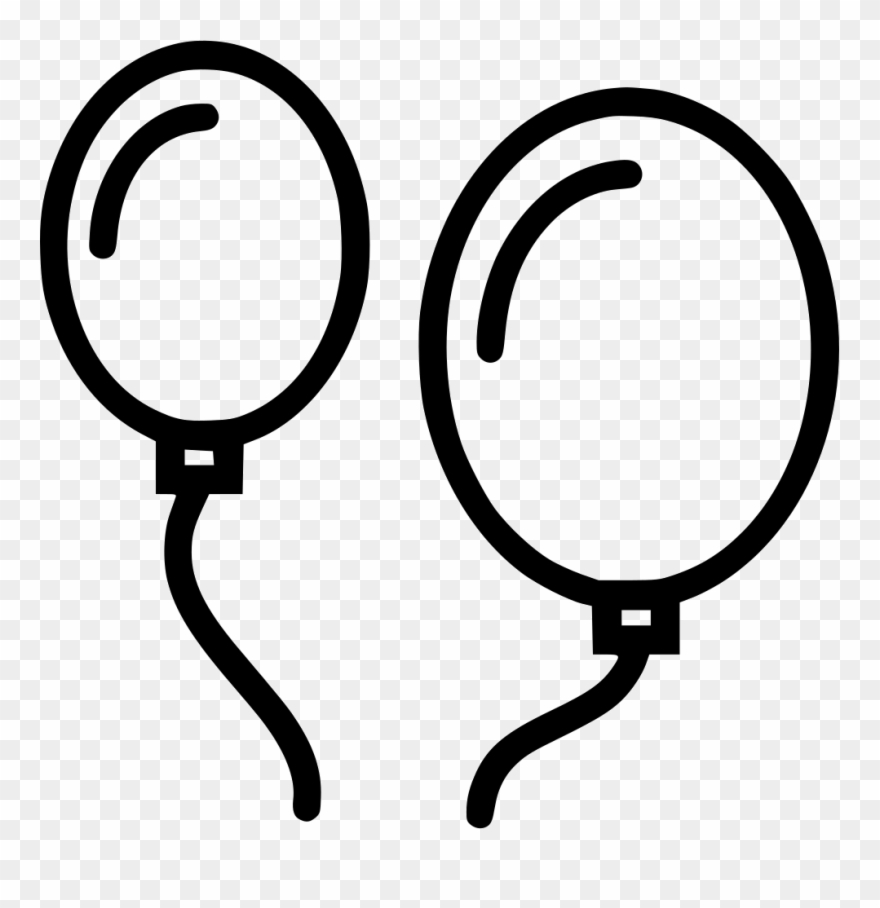 Balloon Party Birthday Kids Fun Comments Clipart