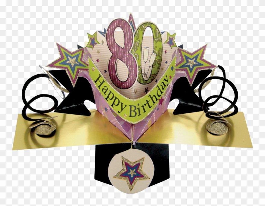Happy 80th Birthday Clip Art - Png Download