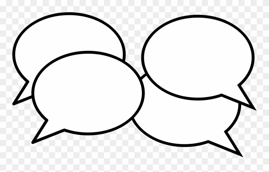 Box Cliparthot Of Conversation Conversations And Ⓒ - Png Download