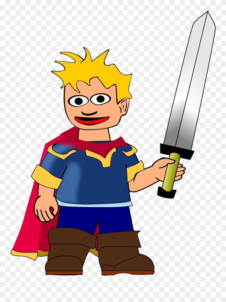 Clipart Sword Man Remix Roman Soldier Clip Art Marine - Png Download