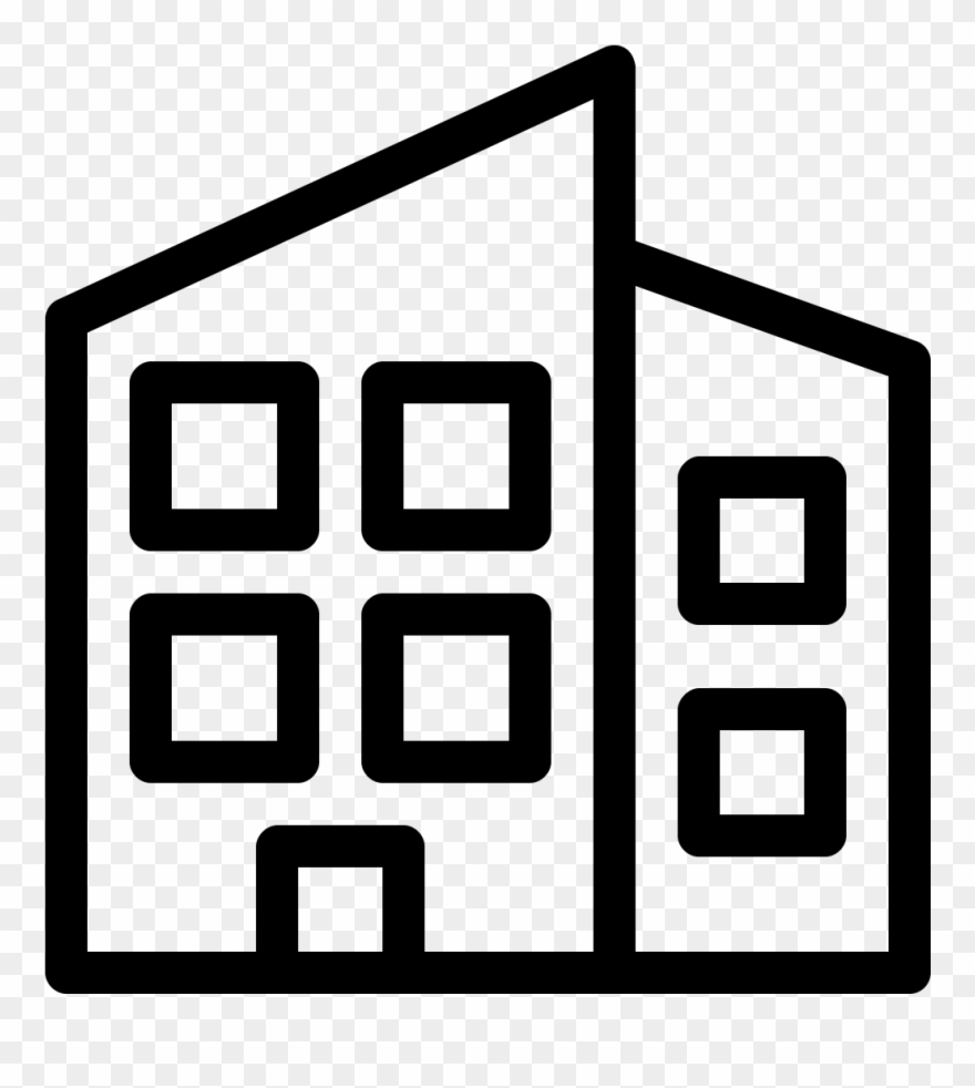 Small To Medium Business In Office Building Clipart