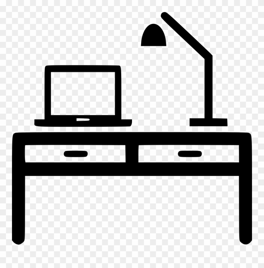 Desk Table Office Comments Clipart