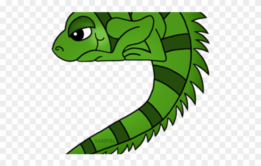 Iguana Clipart Phillip Martin - Png Download