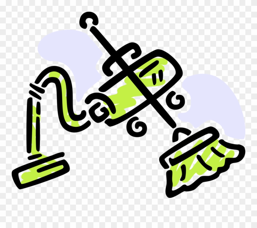 Vacuum Cleaner With Image Clipart