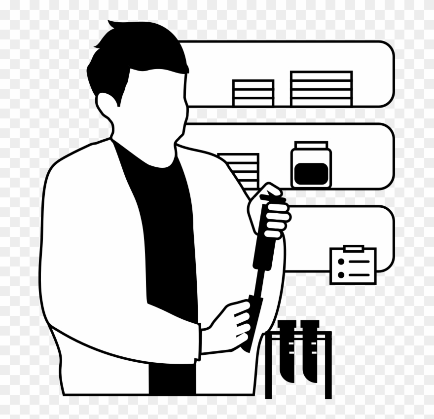 201706 Experiment Silhouette Clipart