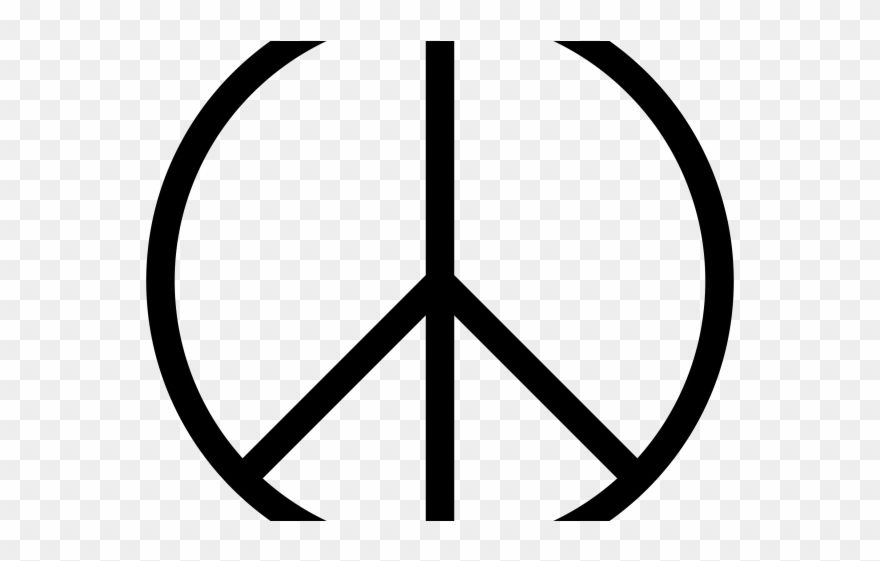 Peace Sign Clipart Translucent - Png Download