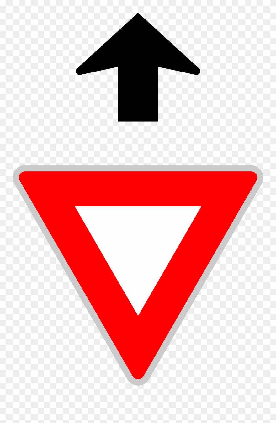 Yield Ahead Sign Clipart