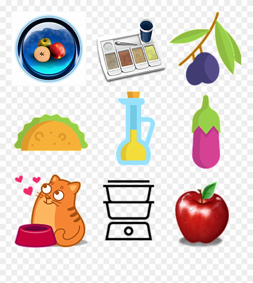 Fruit Vegetable Food Icon Clipart
