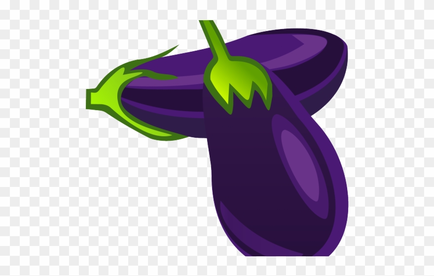 Eggplant Clipart Vector - Png Download