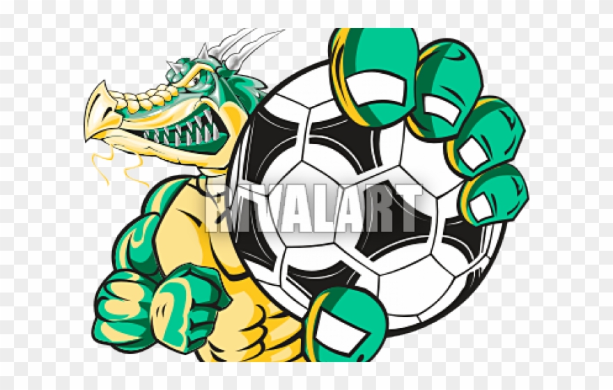 Football Clipart Dragon - Png Download