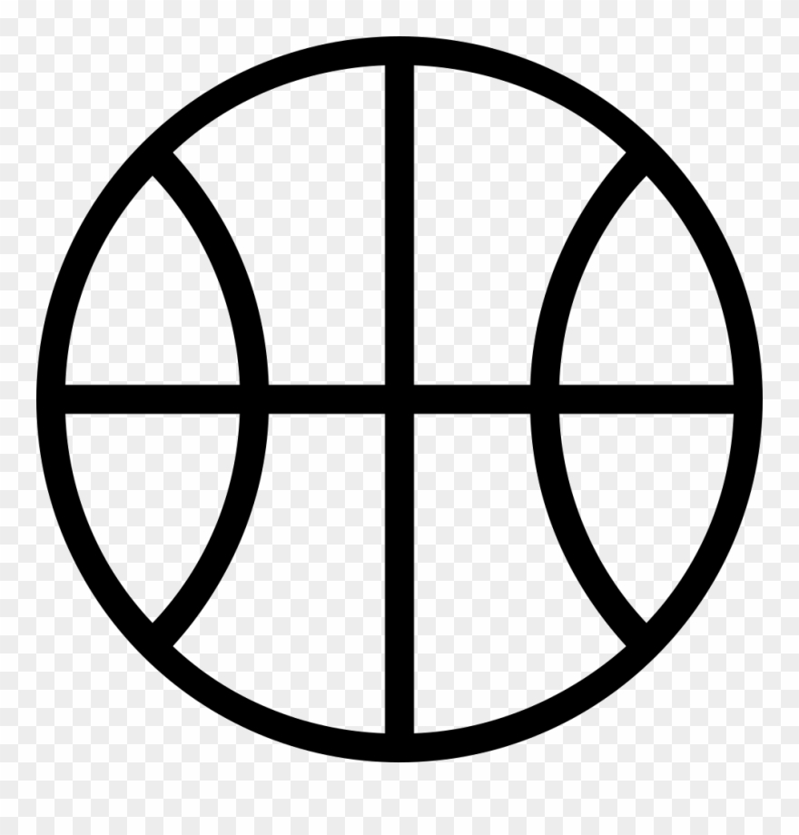 Basketball Ball Outline Comments Clipart