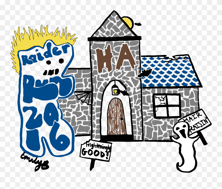 Raider Run 2016 Drawing Expanded Gray Clipart