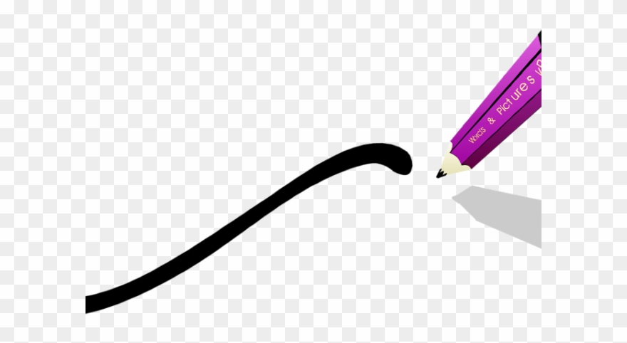 Pencil Clipart Violet - Png Download