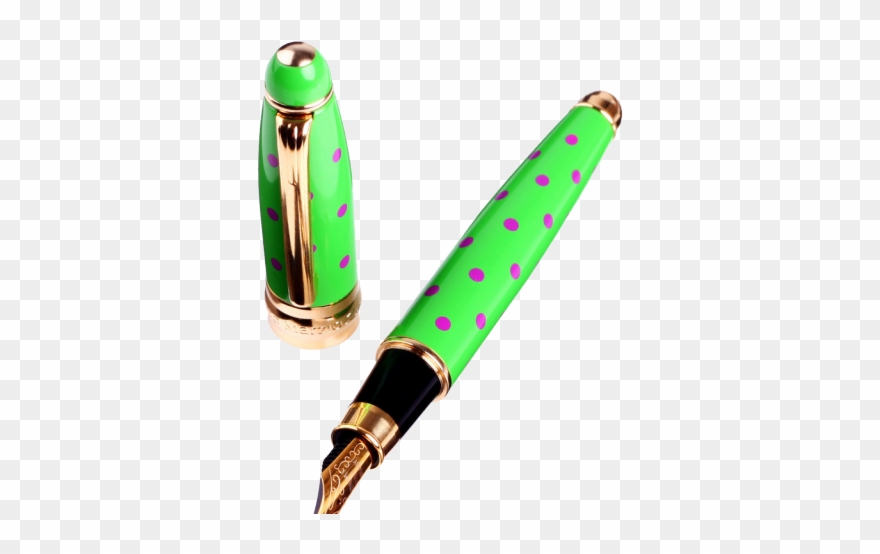 Pen Clipart Green Pen - Png Download